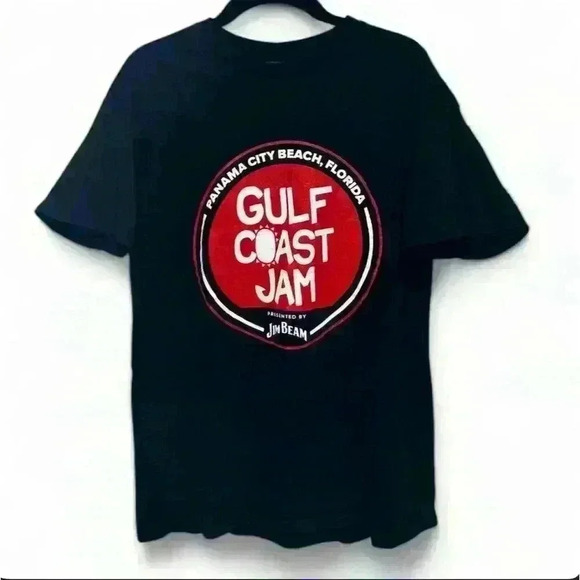 Gulf Coast Jam 2023 Concert T-Shirt Black Unisex Medium Music Graphic Tee - Picture 2 of 6